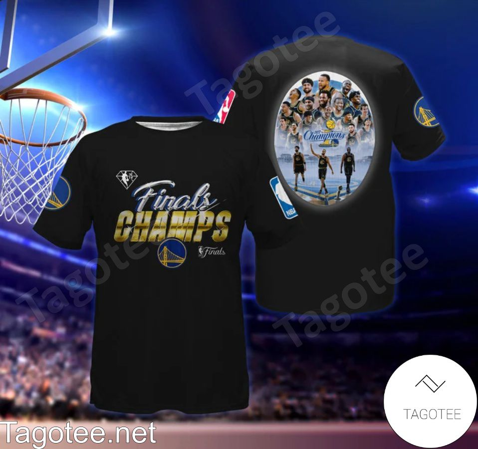 Golden State Warriors Finals Champs Black 3D Shirt, Hoodie, Sweatshirt b