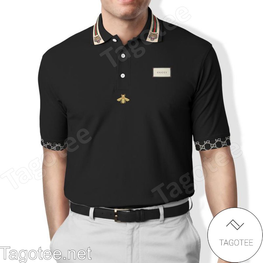 Gucci Bee Black Polo Shirt