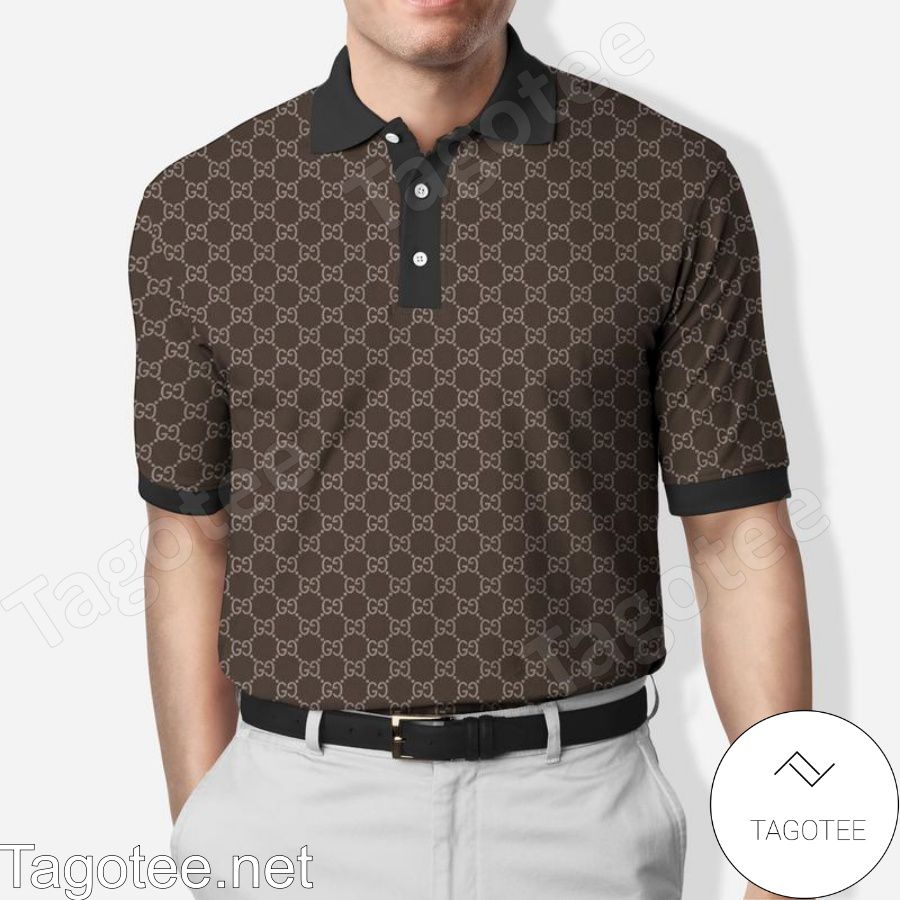 Gucci Brown Luxury Polo Shirt