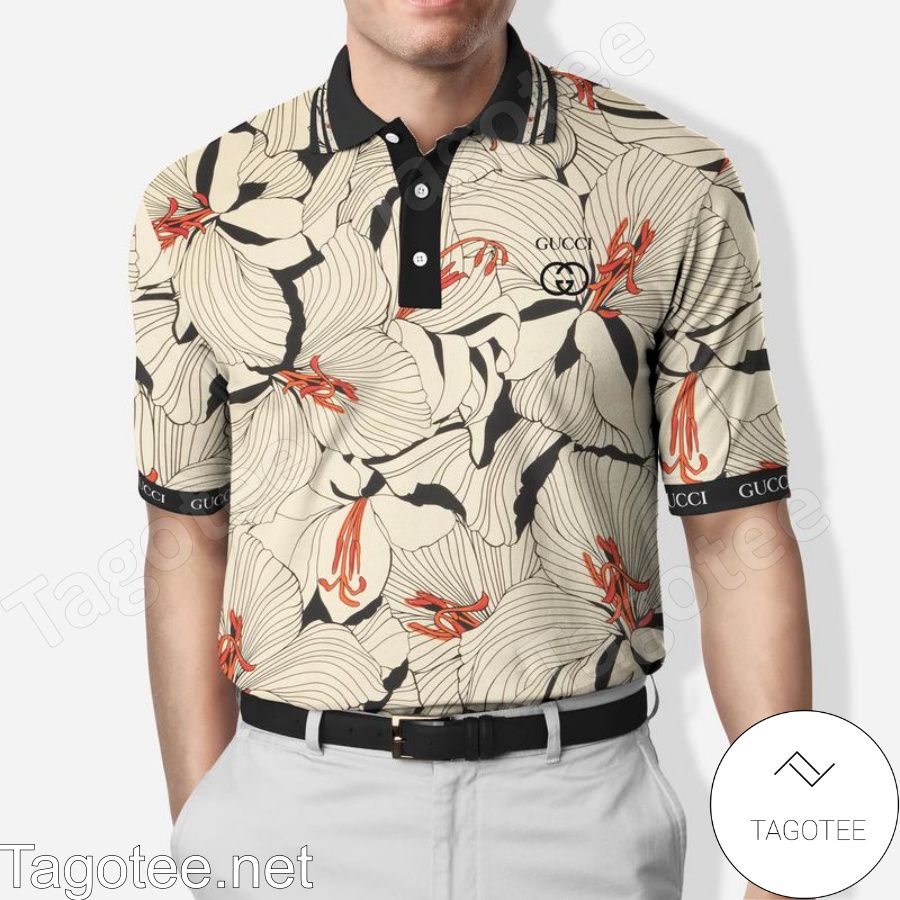 Gucci Floral Polo Shirt