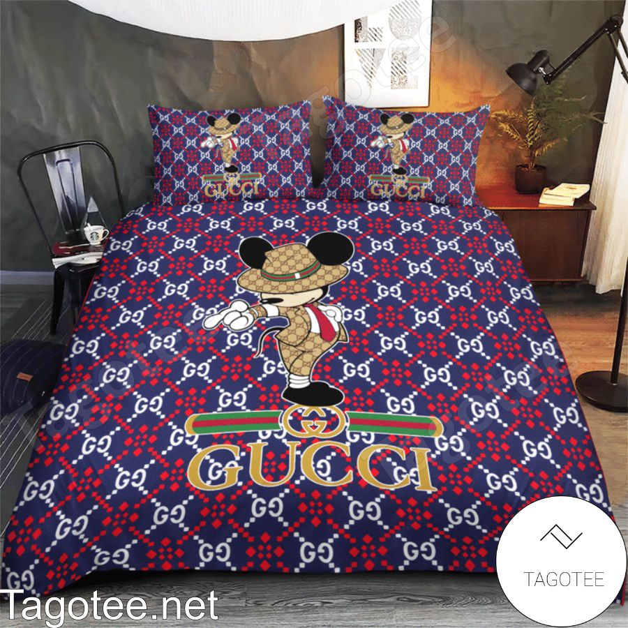 Gucci Mickey Mouse Michael Jackson Bedding Set