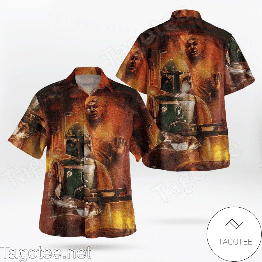 Han Solo Carbonite Star Wars Hawaiian Shirt And Short