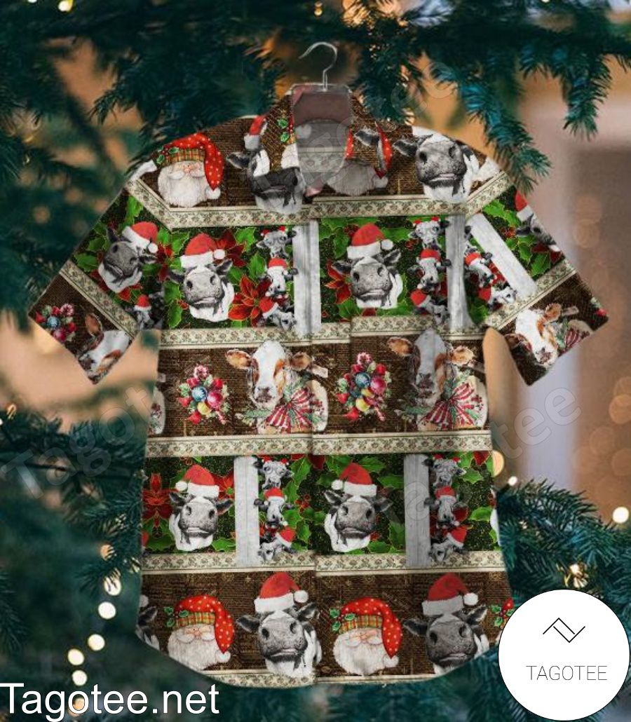 Heifer Christmas Hawaiian Shirt