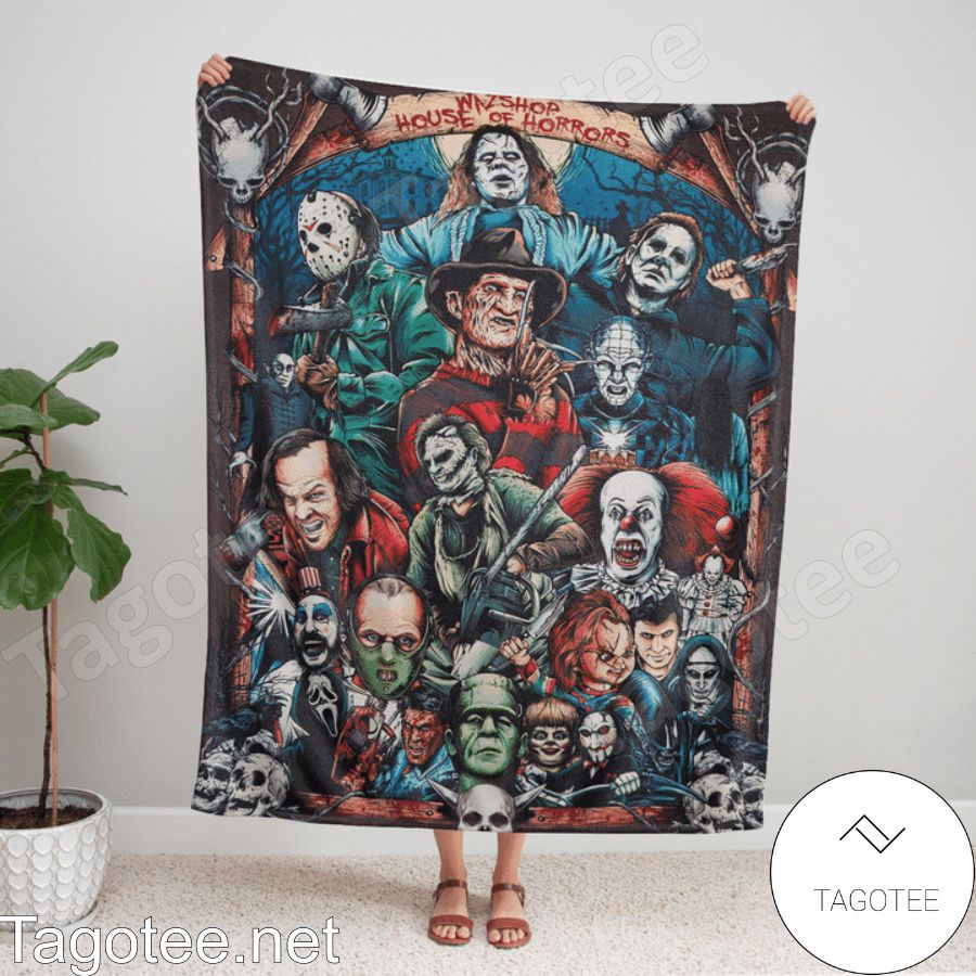 House Of Horrors Quilt Blanket