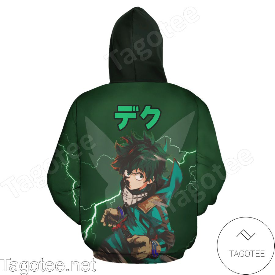 Top Selling Izuku Midoriya Deku My Hero Academia Anime Jacket, Hoodie, Sweater, T-shirt