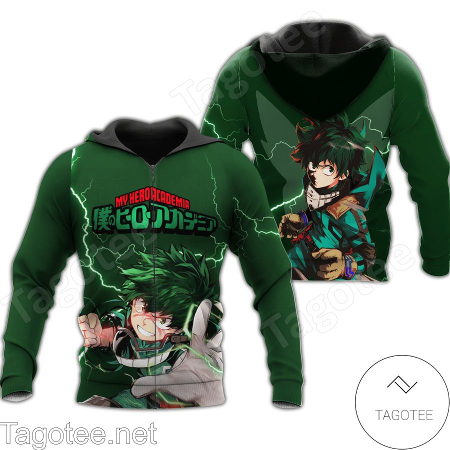 Top Izuku Midoriya Deku My Hero Academia Anime Jacket, Hoodie, Sweater, T-shirt