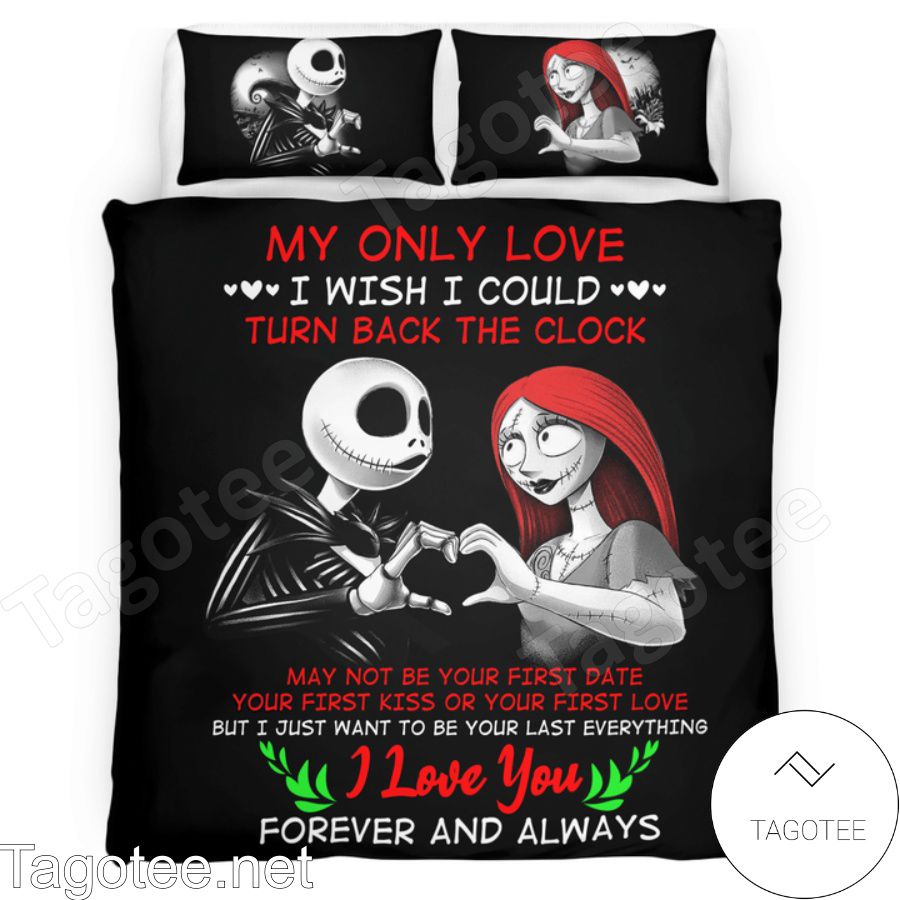 Jack And Sally I Love You Forever And Always Bedding Set