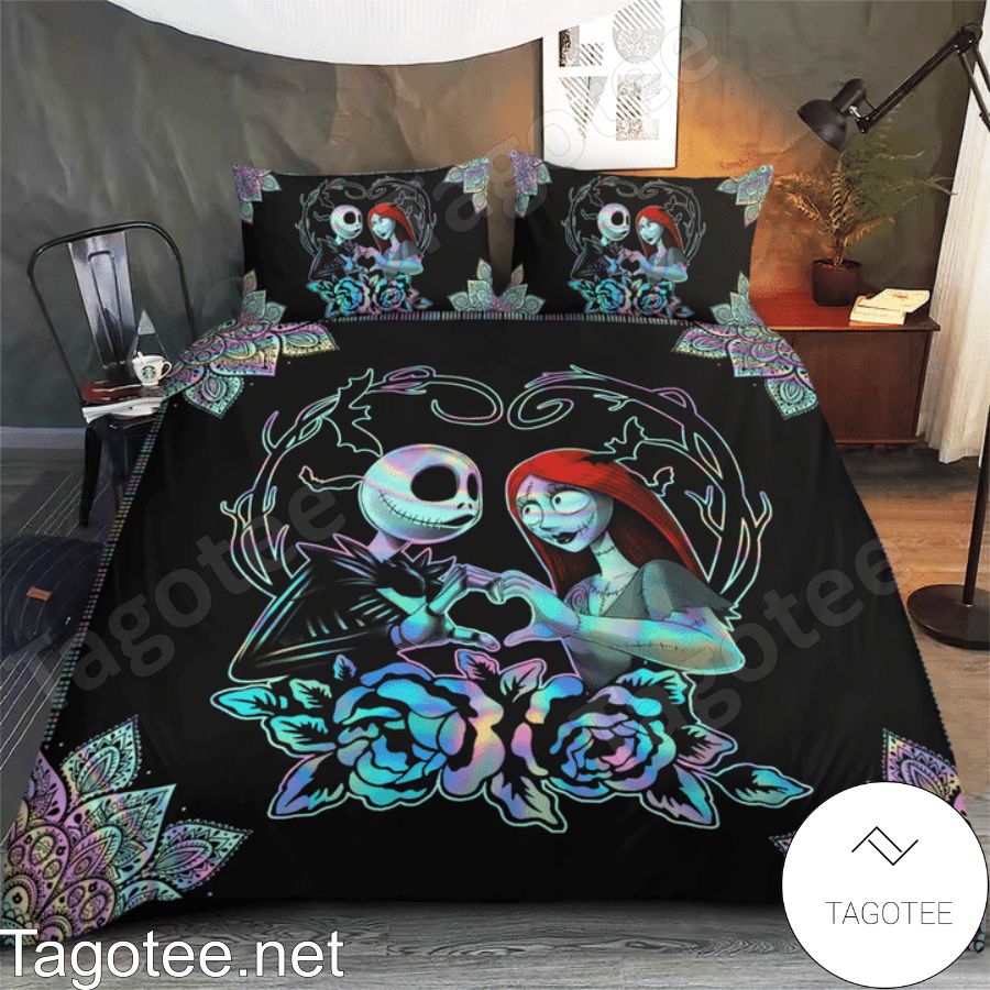 Jack And Sally Romantic Love Bedding Set a