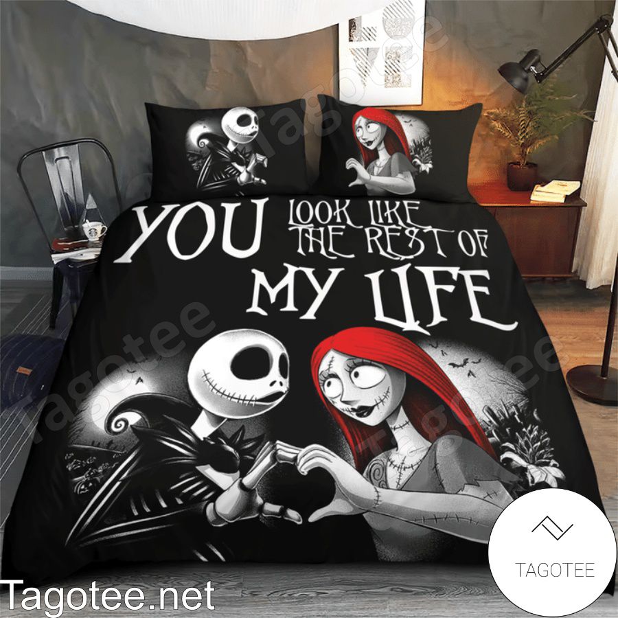 Jack And Sally You Look Like The Rest Of My Life Bedding Set a