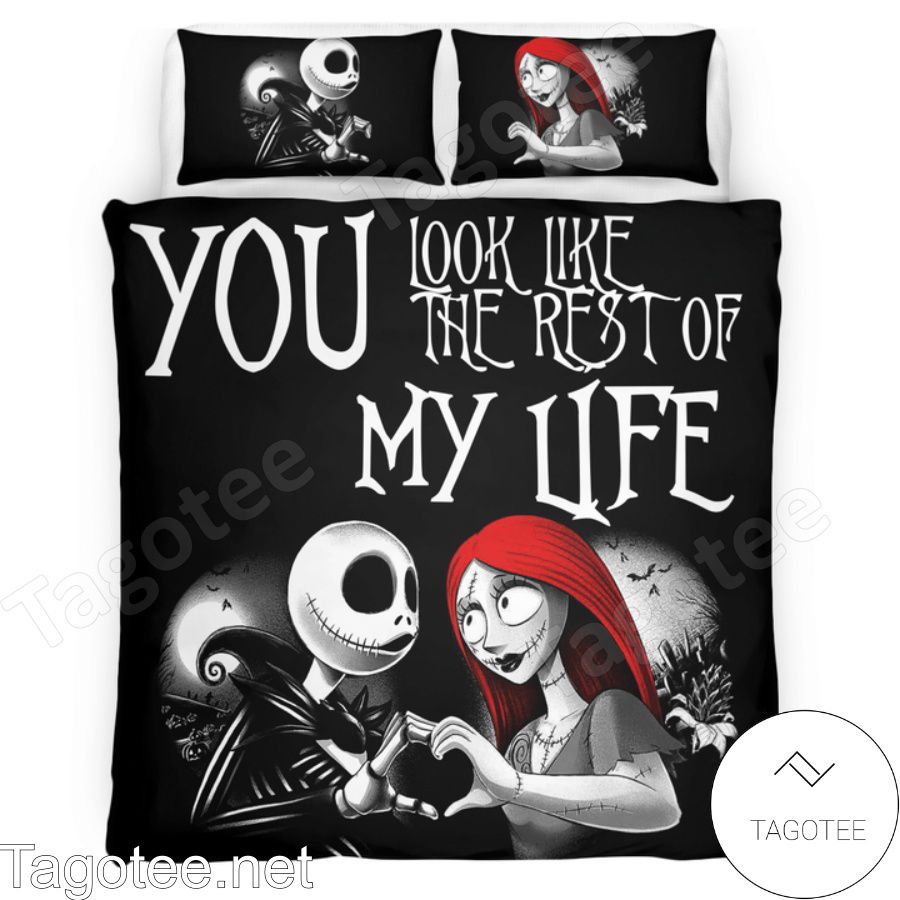 Jack And Sally You Look Like The Rest Of My Life Bedding Set
