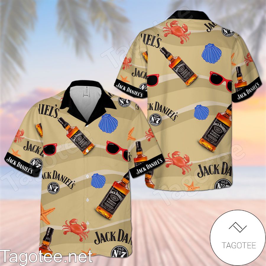 Jack Daniel's Sea Hawaiian Shirt And Short