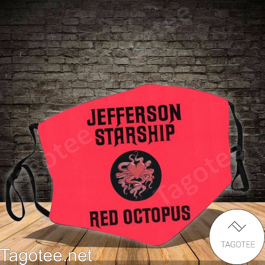 Jefferson Starship Red Octopus Album Cover Face Mask