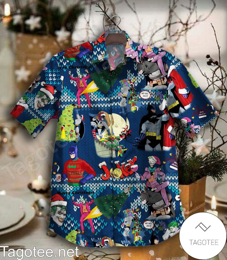 Joker Batman Christmas Hawaiian Shirt