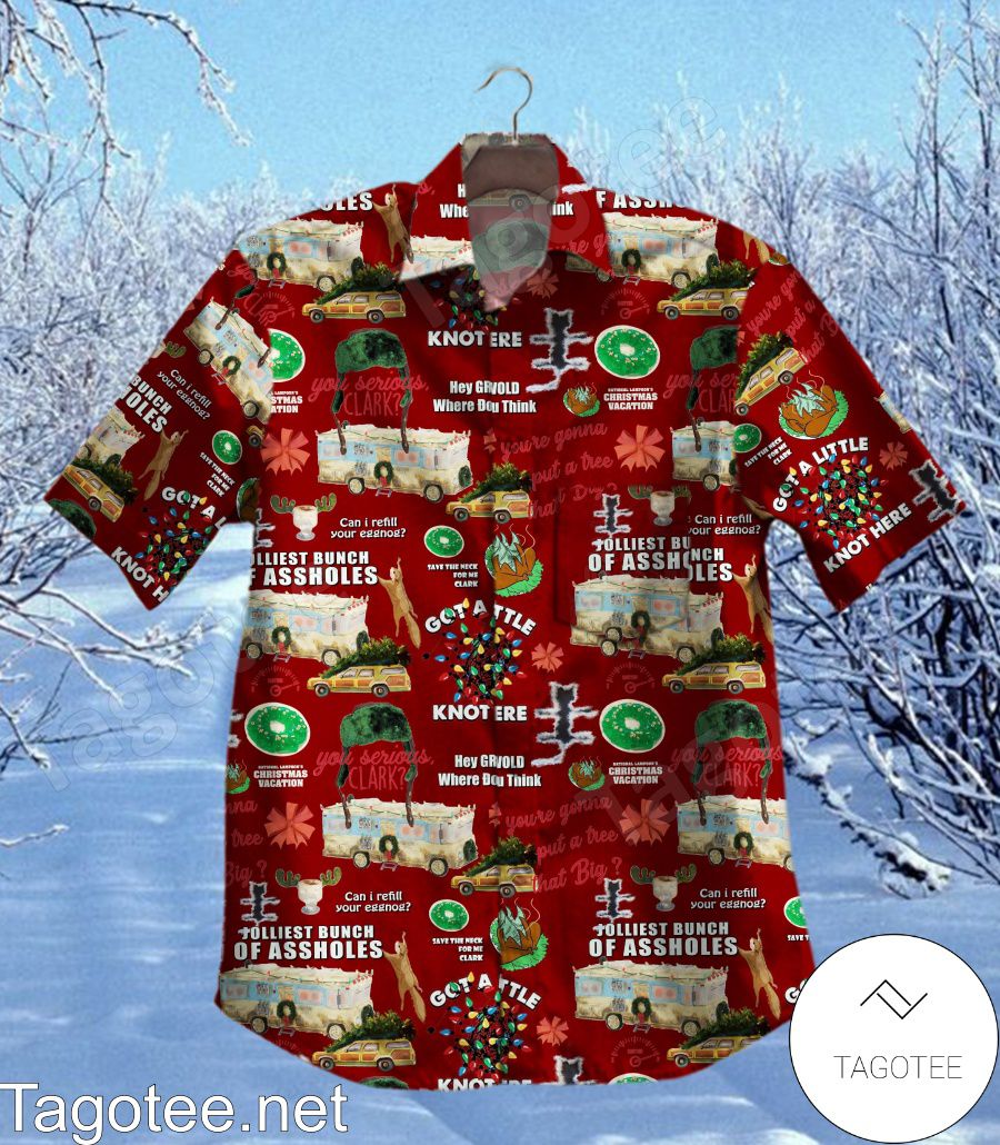 Jolliest Bunch Of Assholes Christmas Vacation Hawaiian Shirt