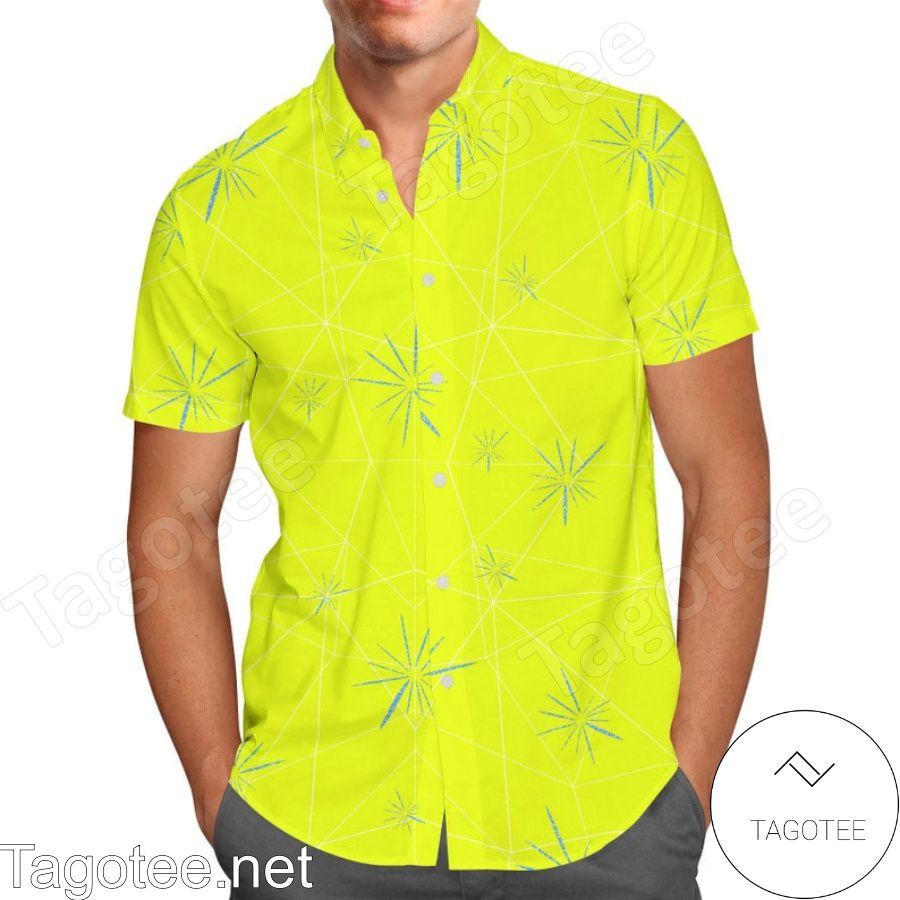 Joy Inside Out Dress Disney Cartoon Graphics Inspired Hawaiian Shirt And Short