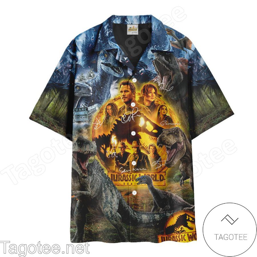 Jurassic World Dominion Signature Hawaiian Shirt And Short