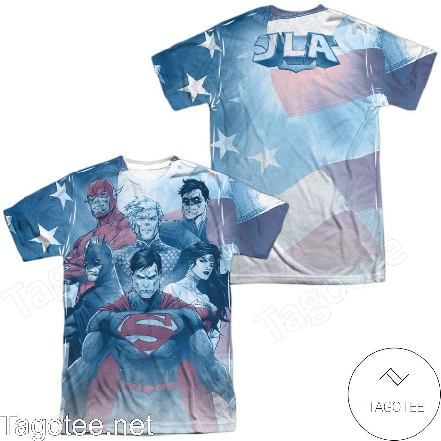 Justice League United All Over Print Shirts