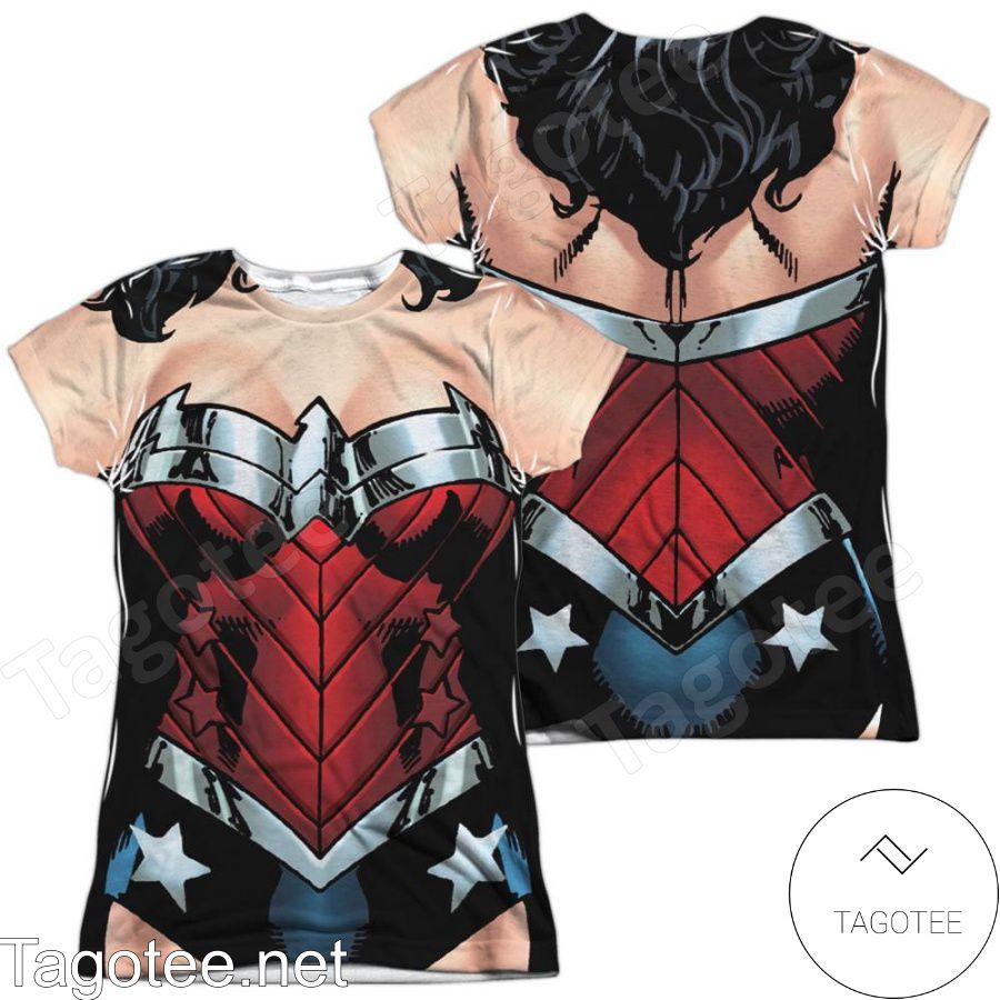 Justice League Wonder 52 All Over Print Shirts