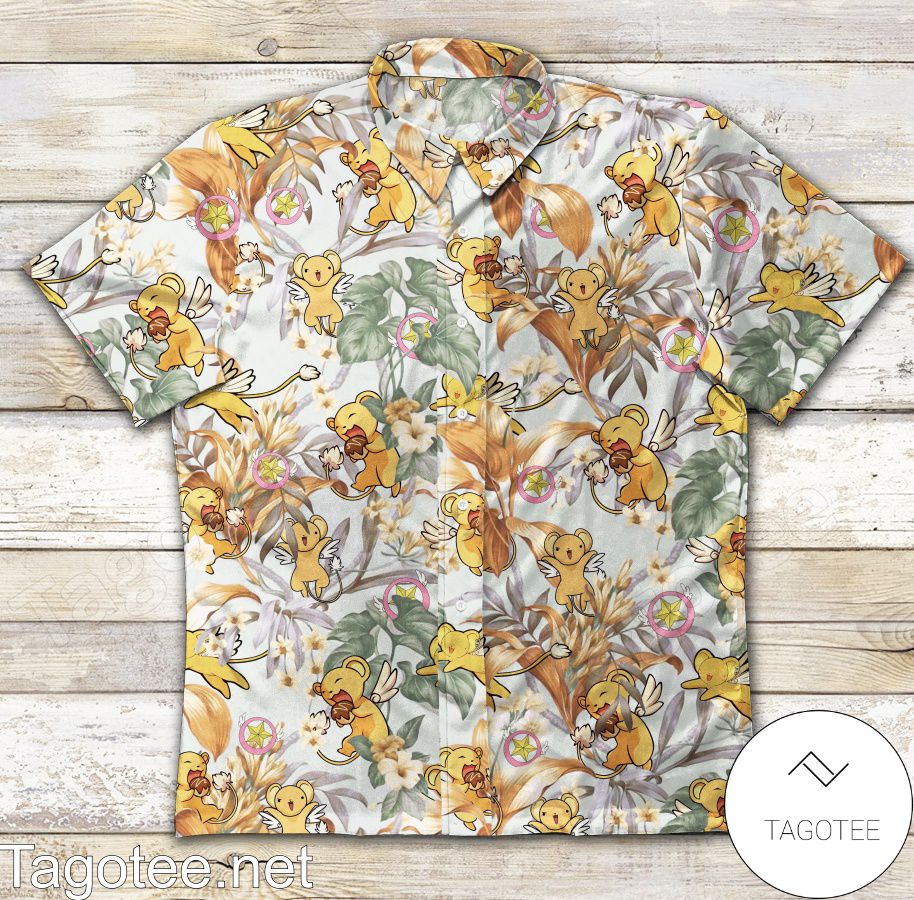 Keroberos Cardcaptor Sakura Tropical Flower Hawaiian Shirt