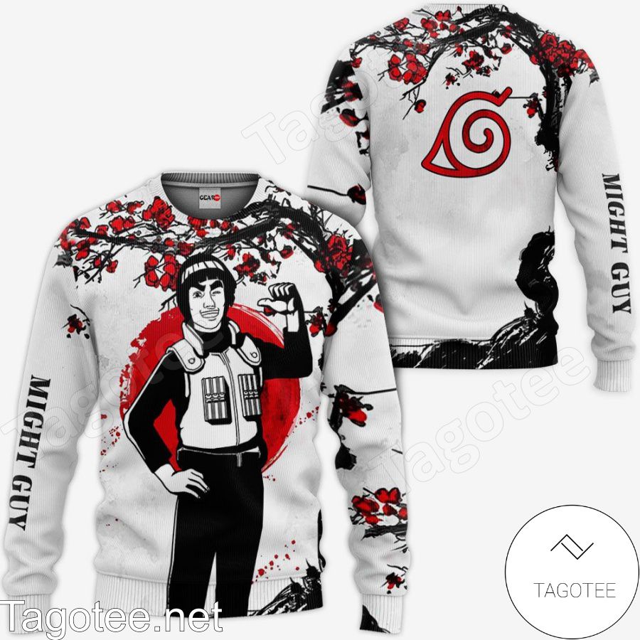 Konoha Might Guy Japan Style Custom Naruto Anime Jacket, Hoodie, Sweater, T-shirt a