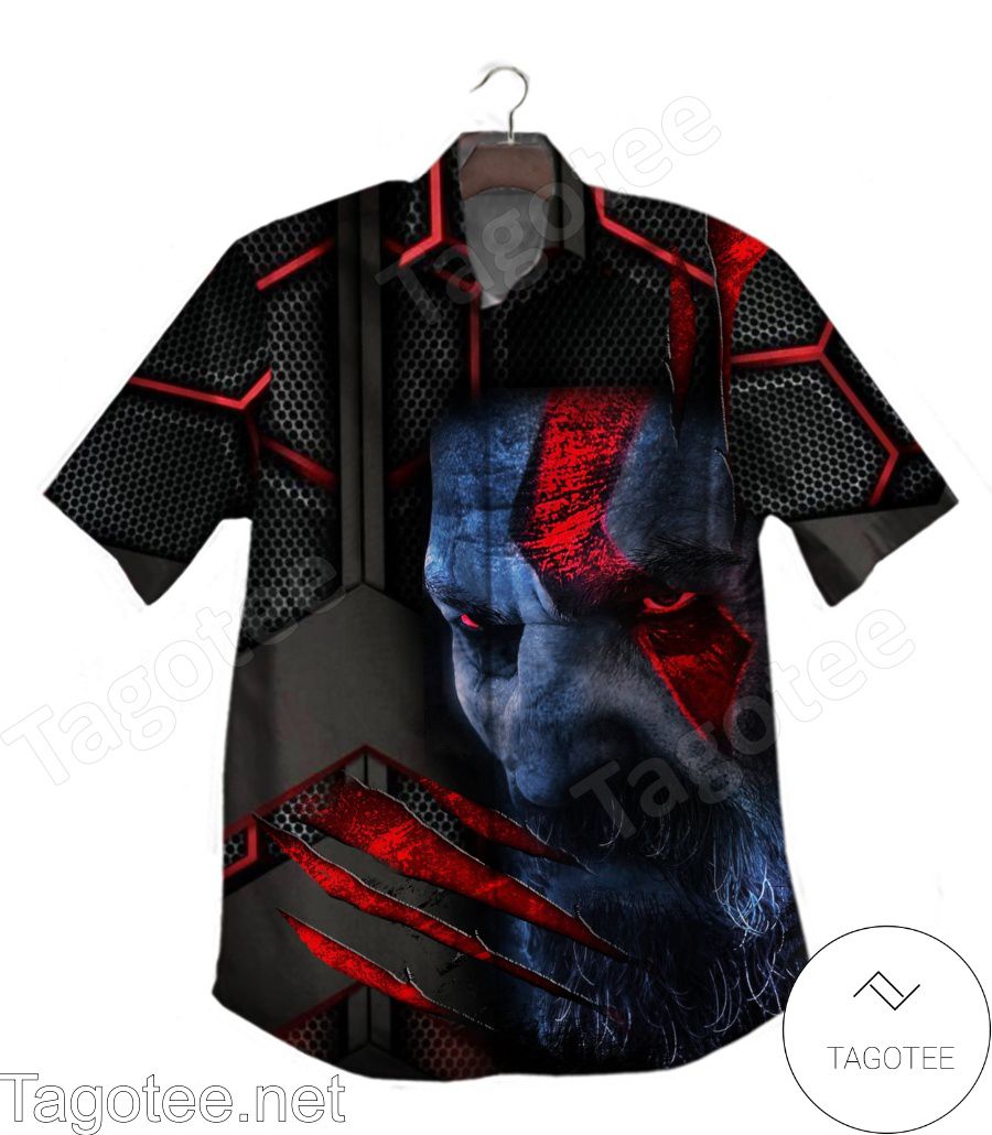 Kratos God Of War Hawaiian Shirt