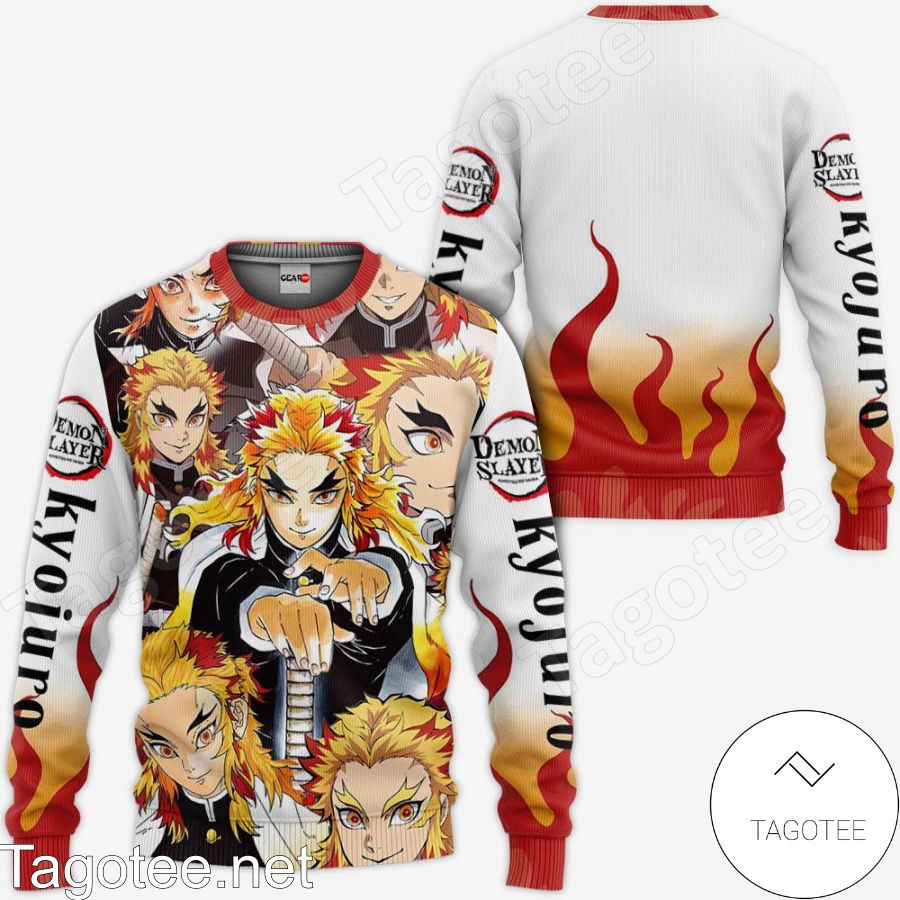 Kyojuro Rengoku Flame Hashira Custom Demon Slayer Anime Jacket, Hoodie, Sweater, T-shirt a
