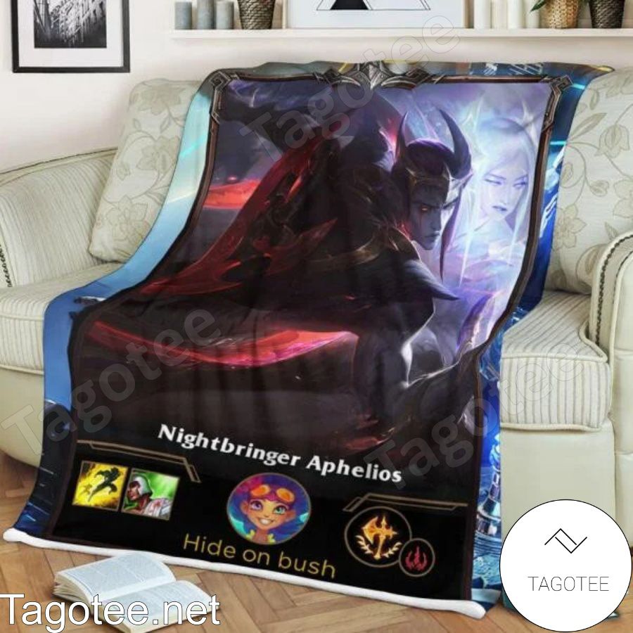 LOL League Of Legends Aphelios Quilt Blanket