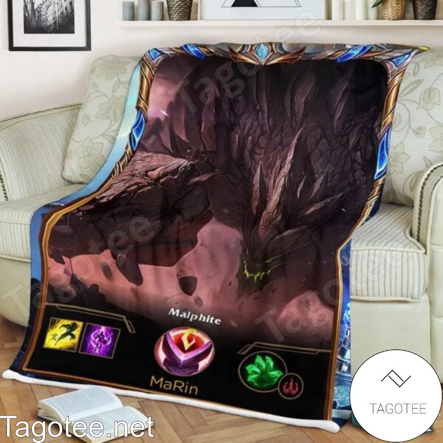 LOL League Of Legends Malphite Quilt Blanket