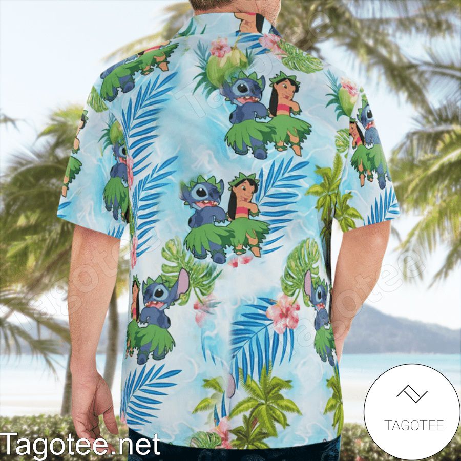 Lilo And Stitch Disney Hawaiian Shirt a
