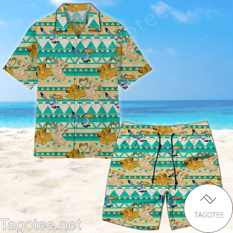 Lion King Unisex Hawaiian Shirt And Short