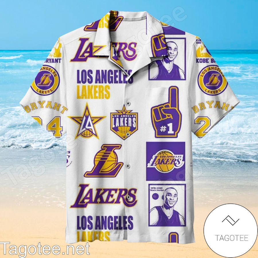 Los Angeles Lakers Number One Hawaiian Shirt