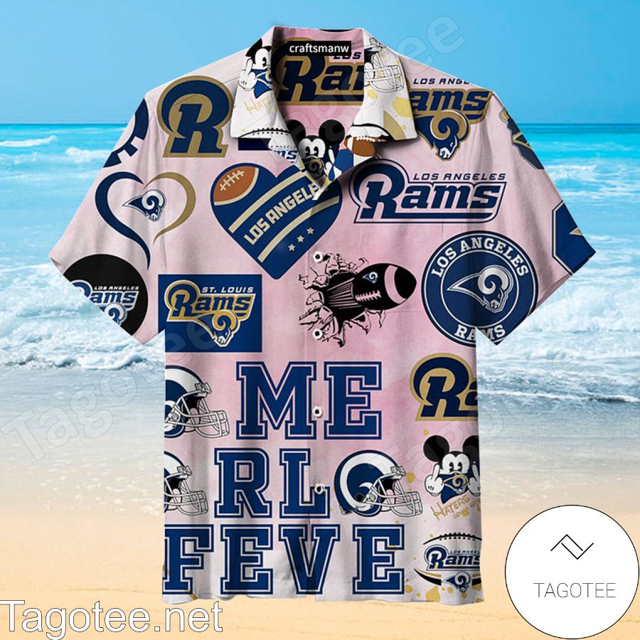 Los Angeles Rams And St. Louis Rams Mickey Hawaiian Shirt