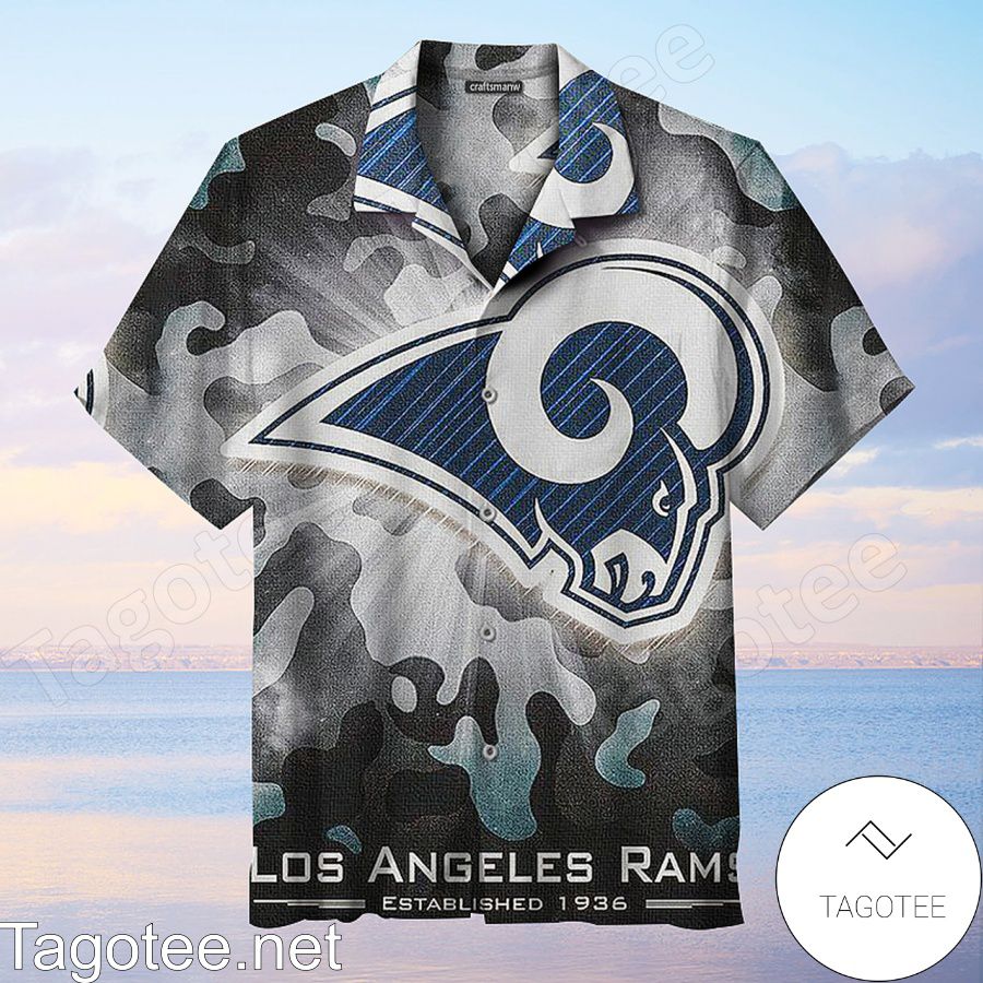 Los Angeles Rams Established 1936 Hawaiian Shirt