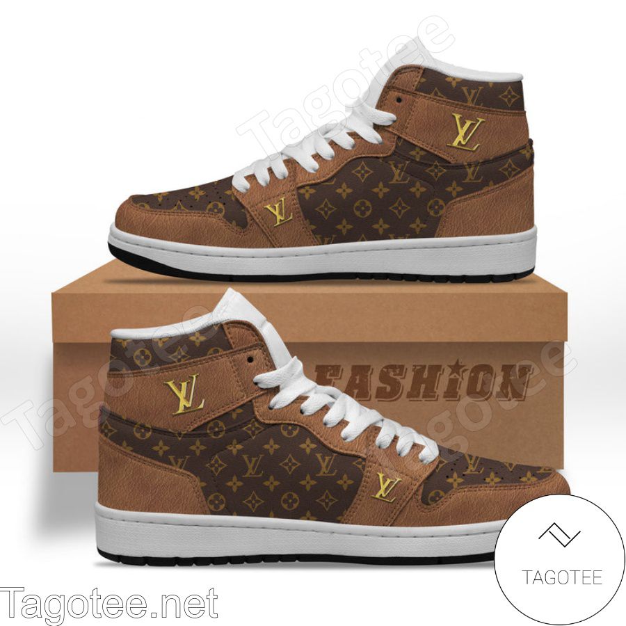 lv brown sneakers