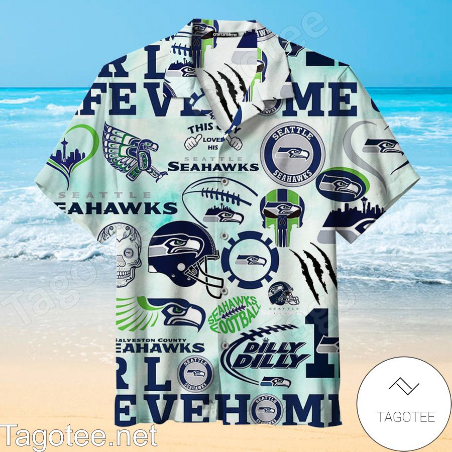 Love My Seattle Seahawks Unisex Hawaiian Shirt