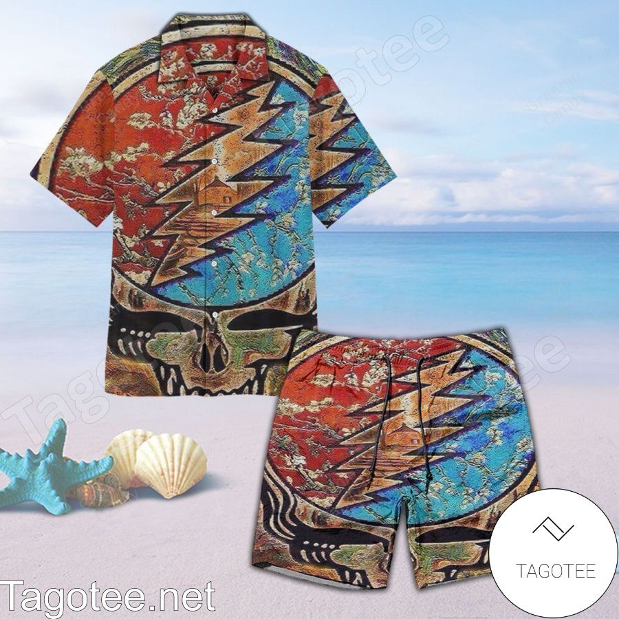 Marvelous Grateful Dead Unisex Hawaiian Shirt And Short