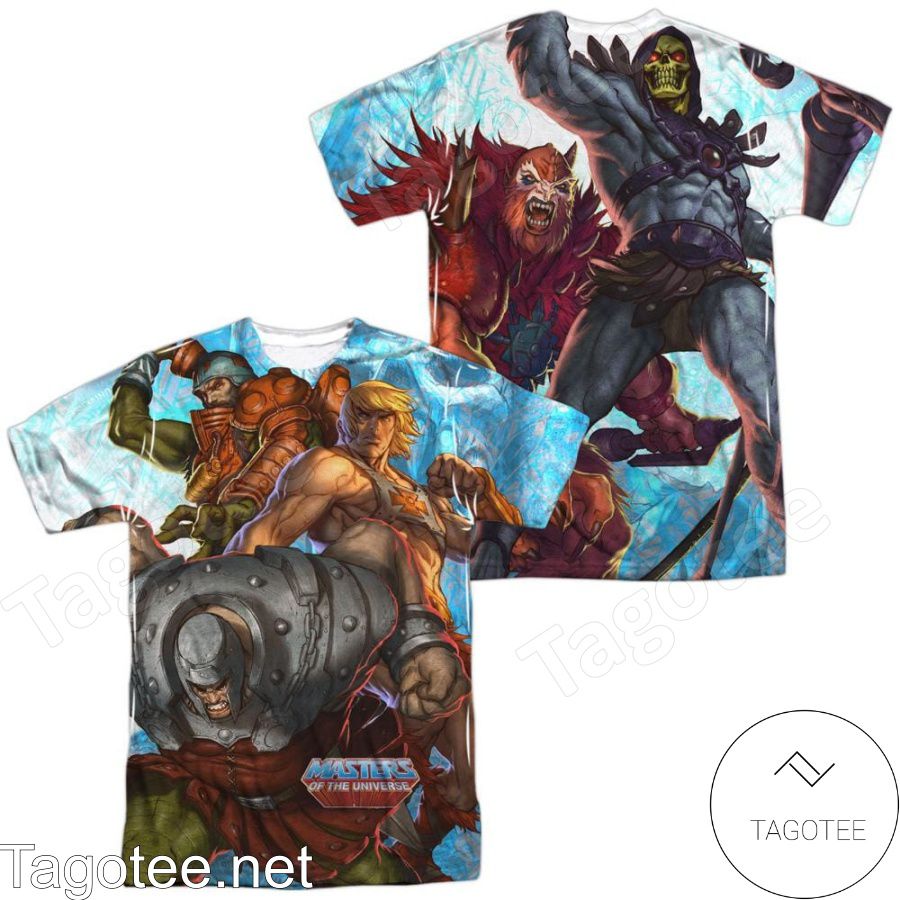 Masters of the Universe Heroes And Villains All Over Print Shirts