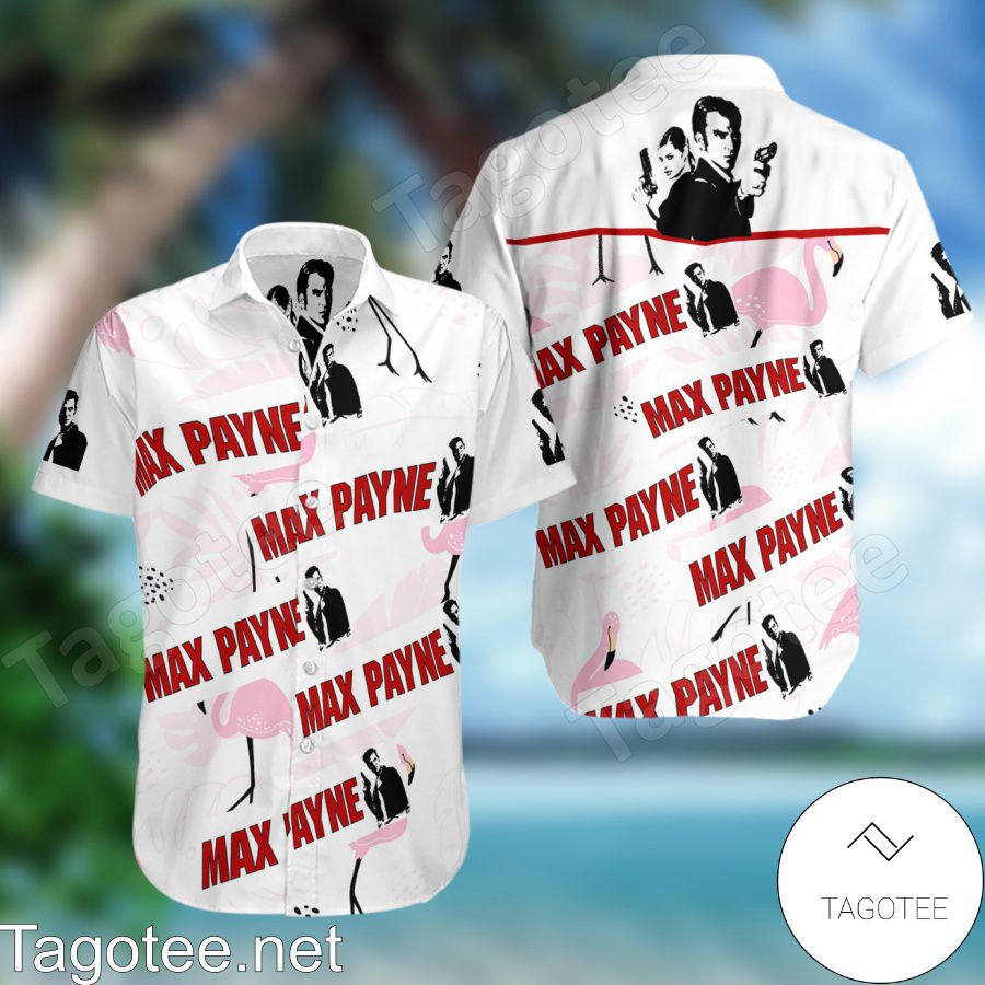 Max Payne White Hawaiian Shirt And Short
