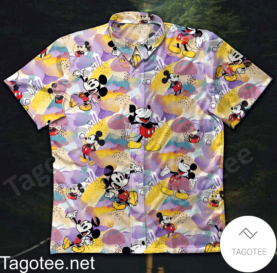 Mickey And Jellyfish Hawaiian Shirt