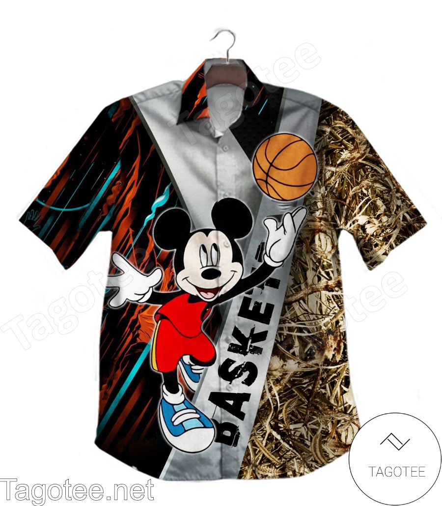 Mickey Basketball Hawaiian Shirt