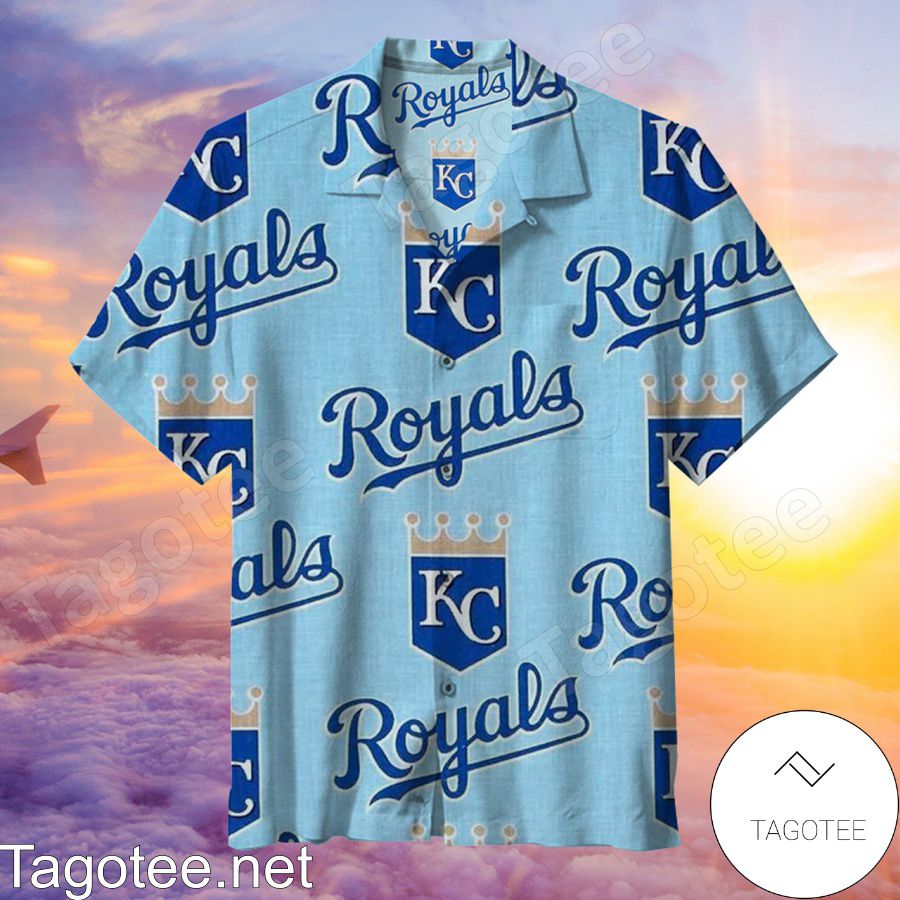 Mlb Kansas City Royals Baseball Team Blue Hawaiian Shirt