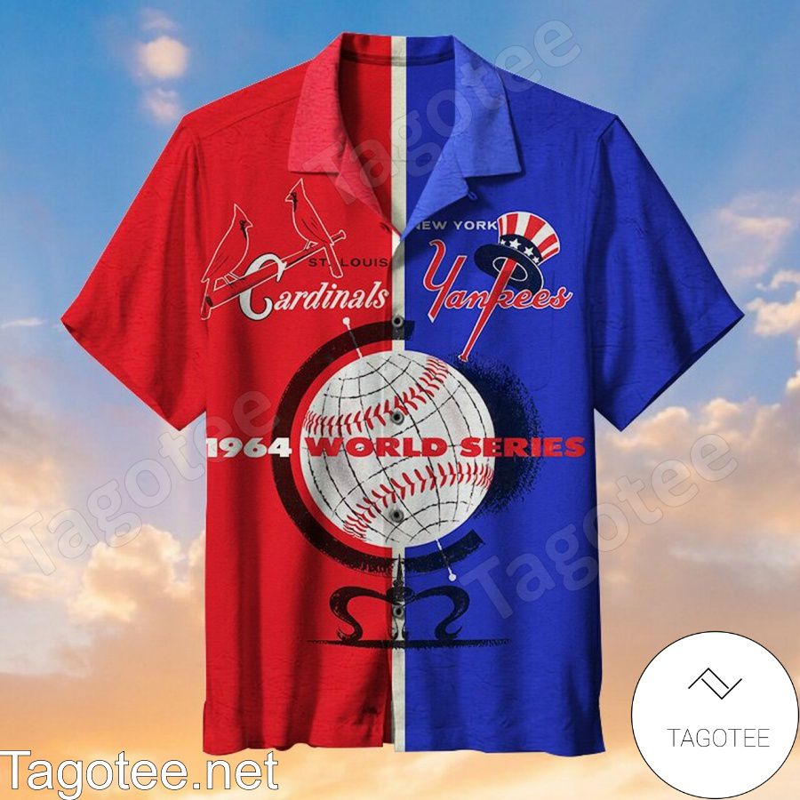 Mlb New York Yankees Vs St. Louis Cardinals 1964 World Series Hawaiian Shirt