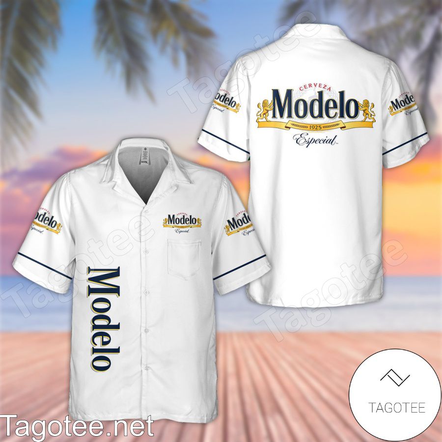Modelo Special White Hawaiian Shirt And Short