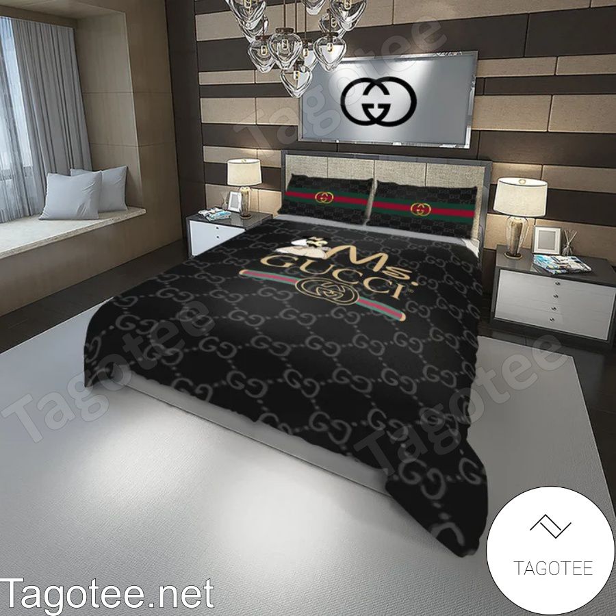 Ms. Gucci Black Luxury Bedding Set