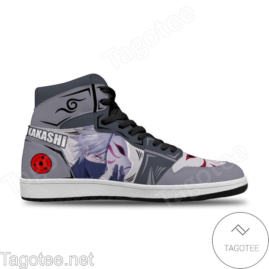 Naruto Kakashi Anbu High Air Jordan High Top Shoes Sneakers a