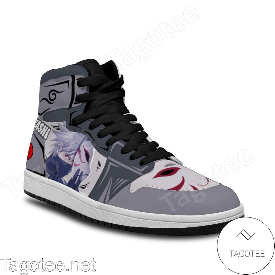 Naruto Kakashi Anbu High Air Jordan High Top Shoes Sneakers b