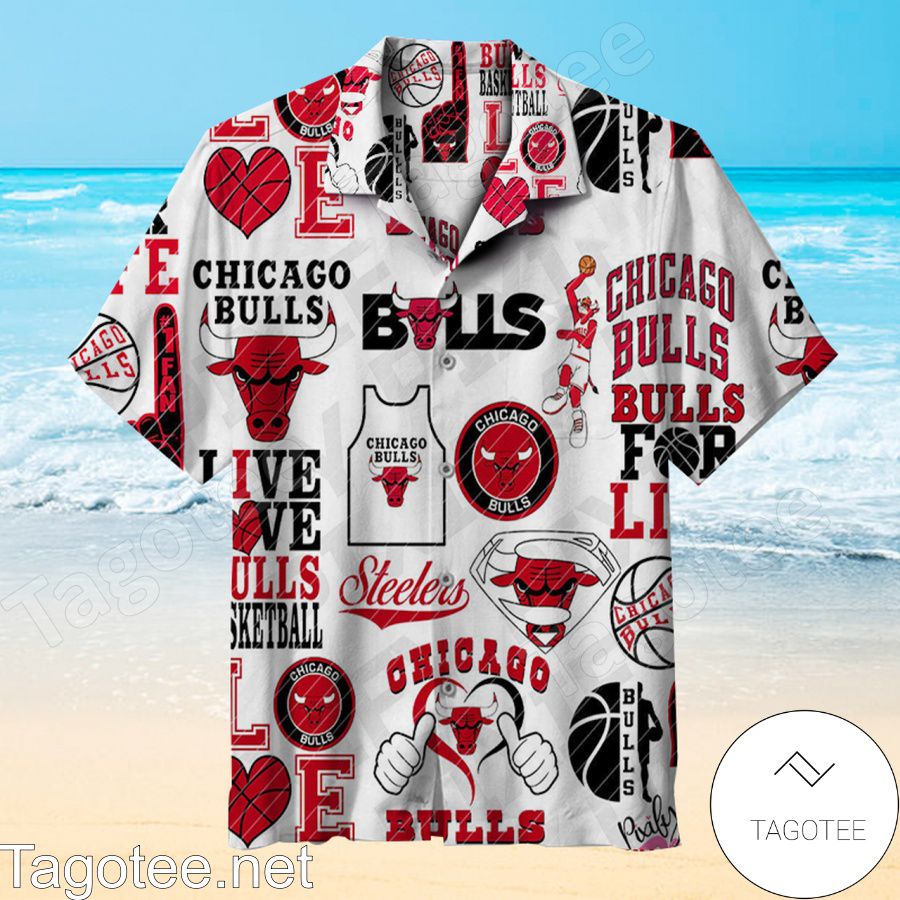 Nba Chicago Bulls Live Love Bulls Basketball Hawaiian Shirt