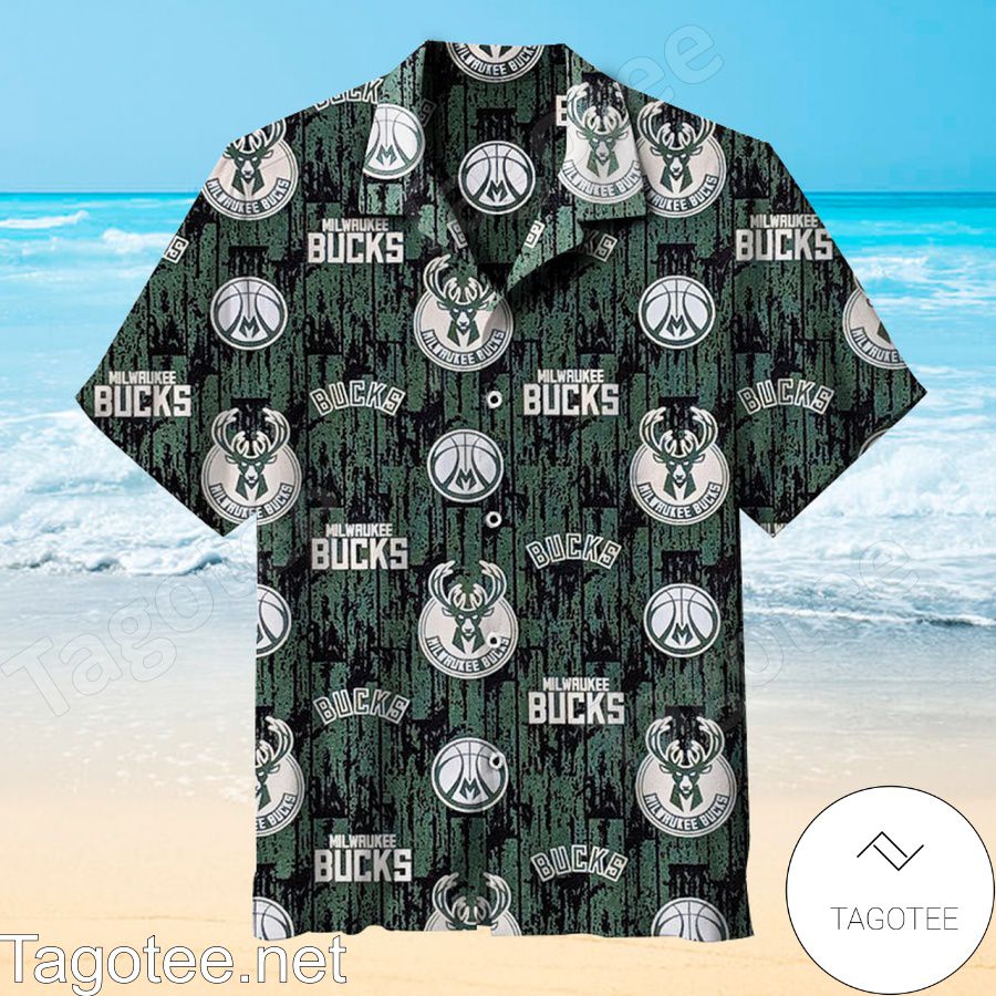 Nba Milwaukee Bucks Allover Print Hawaiian Shirt