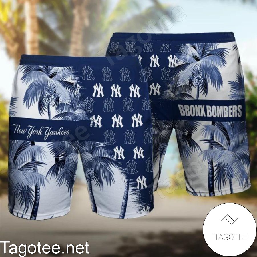 New York Yankees Bronx Bombers Summer Hawaiian Shirt And Short