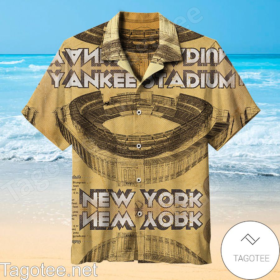 New York Yankees Stadium Vintage Hawaiian Shirt